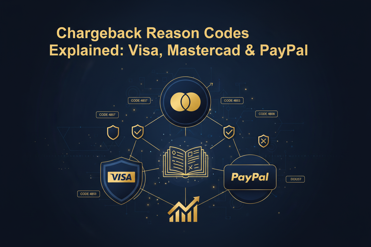 Chargeback Reason Codes Explained: Visa, Mastercard & PayPal