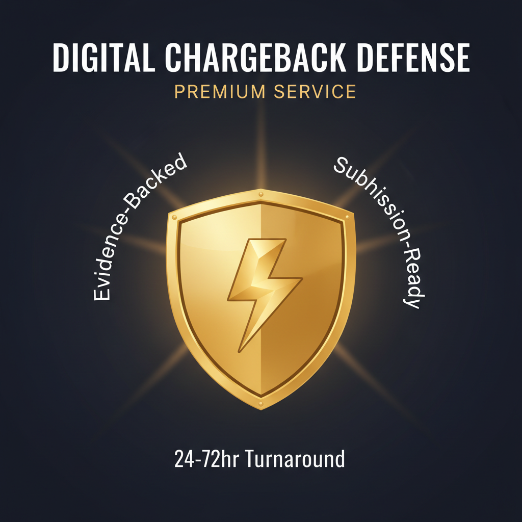 Chargeback Defence Shield Emblem